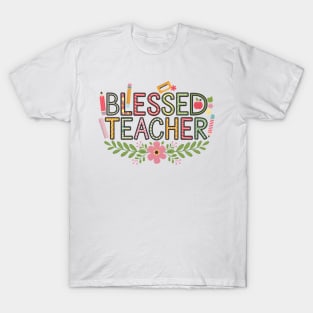 Grateful for Teachers | Heartfelt Teacher Appreciation Design T-Shirt